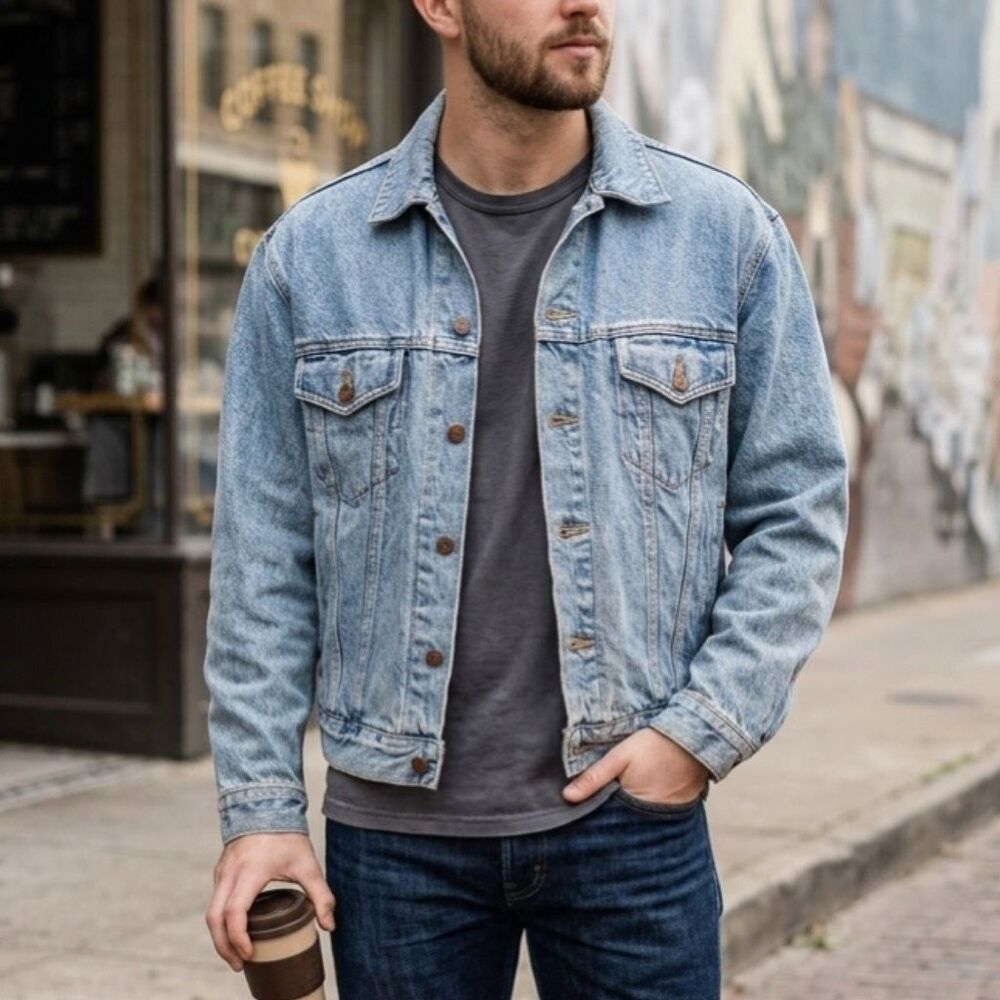 Vintage men’s trucker jacket size XL by Structure